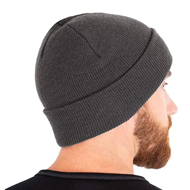 Bonnet pour homme en acrylique doux - Vert - Ajustable (du 54 au 59) | La boutique du chapeau