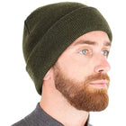 Bonnet pour homme en acrylique doux - Vert - Ajustable (du 54 au 59) | La boutique du chapeau