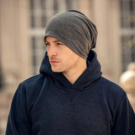 Bonnet pour homme thermique et respirant - Noir - Ajustable (du 54 au 59) | La boutique du chapeau