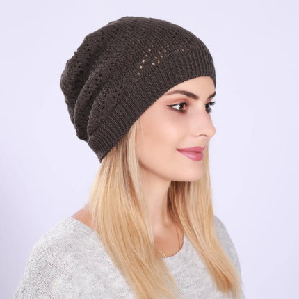 Bonnet tendance pour femme - Noir - Ajustable (du 54 au 59) | La boutique du chapeau