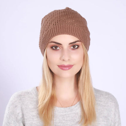 Bonnet tendance pour femme - Noir - Ajustable (du 54 au 59) | La boutique du chapeau