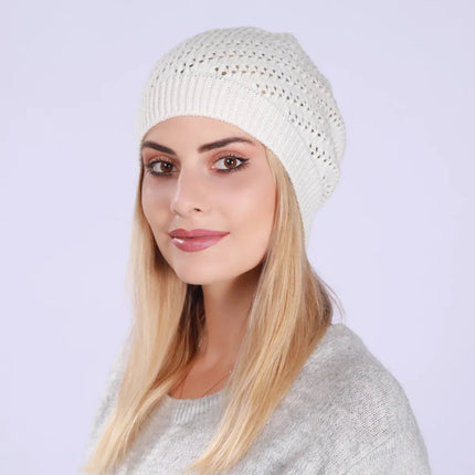 Bonnet tendance pour femme - Noir - Ajustable (du 54 au 59) | La boutique du chapeau