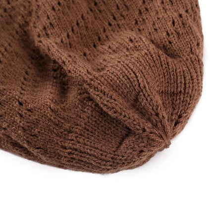 Bonnet tendance pour femme - Blanc - Ajustable (du 54 au 59) | La boutique du chapeau