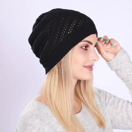 Bonnet tendance pour femme - Noir - Ajustable (du 54 au 59) | La boutique du chapeau