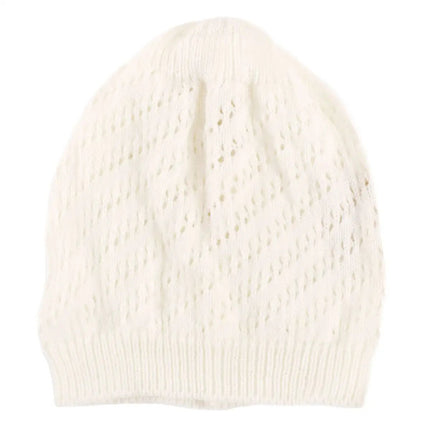 Bonnet tricoté doux et décontracté pour femme - Noir - Ajustable (du 54 au 59) | La boutique du chapeau