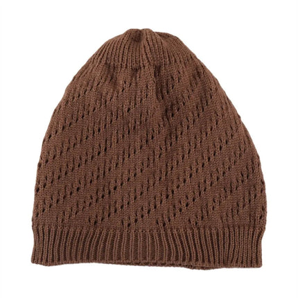 Bonnet tricoté doux et décontracté pour femme - Noir - Ajustable (du 54 au 59) | La boutique du chapeau