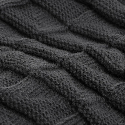 Bonnet tricoté en acrylique pour femme - Blanc - Ajustable (du 54 au 59) | La boutique du chapeau