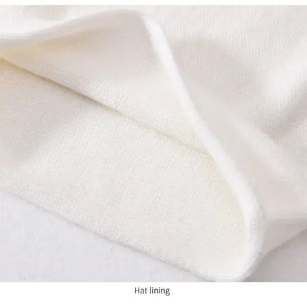 Bonnet tricoté en laine - Bordeau - Ajustable (du 54 au 59) | La boutique du chapeau