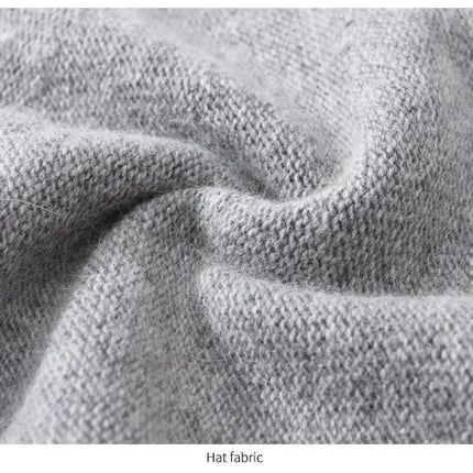 Bonnet tricoté en laine - Bordeau - Ajustable (du 54 au 59) | La boutique du chapeau