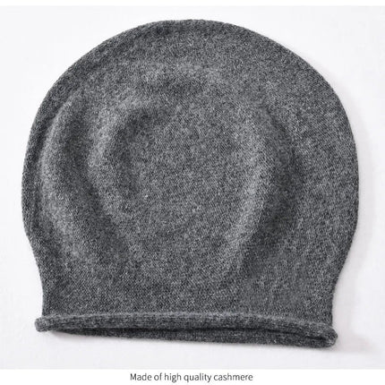Bonnet tricoté en laine - Bordeau - Ajustable (du 54 au 59) | La boutique du chapeau