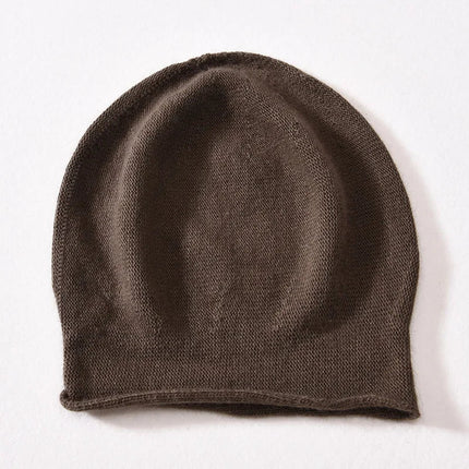 Bonnet tricoté en laine - Vert militaire - Ajustable (du 54 au 59) | La boutique du chapeau