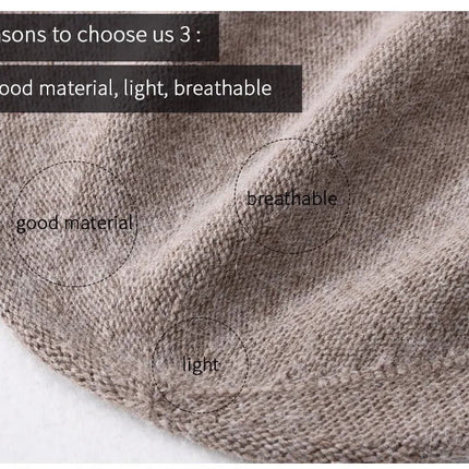 Bonnet tricoté en laine - Bordeau - Ajustable (du 54 au 59) | La boutique du chapeau