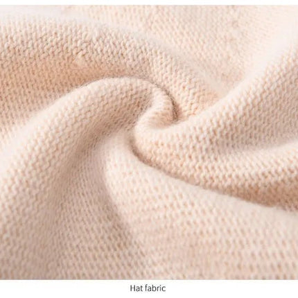 Bonnet tricoté en laine - Bordeau - Ajustable (du 54 au 59) | La boutique du chapeau