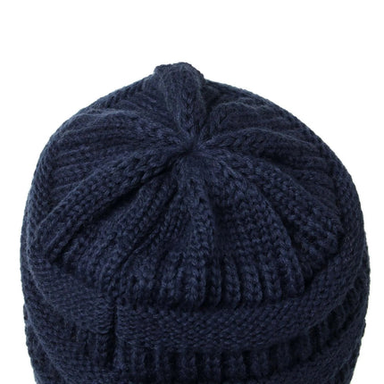 Bonnet tricoté extensible - Blanc - Ajustable (du 54 au 59) | La boutique du chapeau
