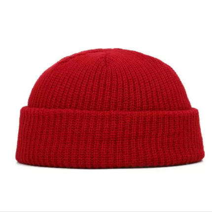 Bonnet tricoté simple pour homme - Bordeau - Ajustable (du 54 au 59) | La boutique du chapeau