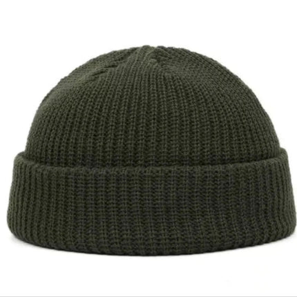 Bonnet tricoté simple pour homme - Vert - Ajustable (du 54 au 59) | La boutique du chapeau