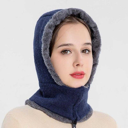 Cagoule avec cache - cou - Bleu - Adulte | La boutique du chapeau