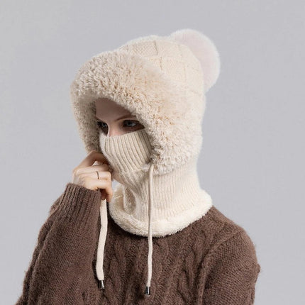 Cagoule capuche femme - Beige - Ajustable (du 54 au 59) | La boutique du chapeau