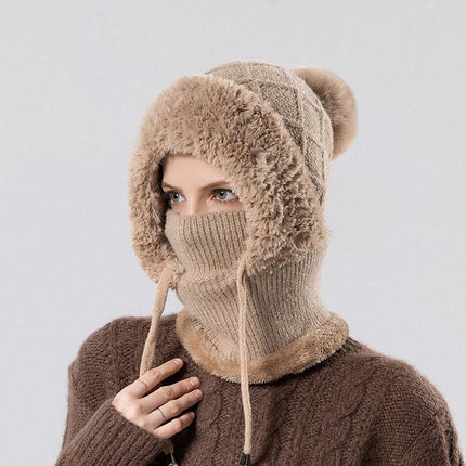 Cagoule capuche femme - Kaki - Ajustable (du 54 au 59) | La boutique du chapeau