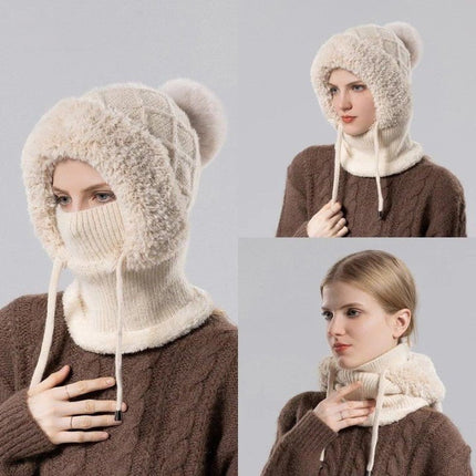 Cagoule capuche femme - Blanc - Ajustable (du 54 au 59) | La boutique du chapeau