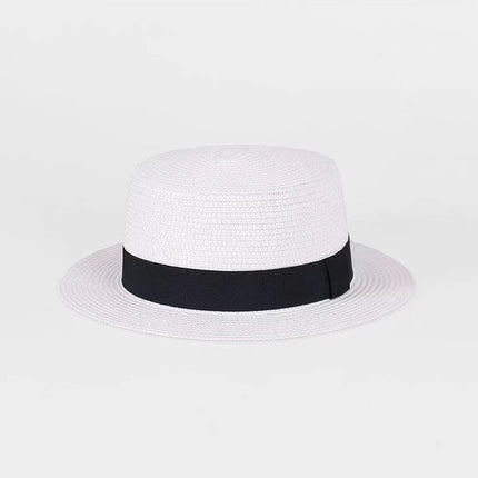 Canotier femme - Blanc 2 - M (56 - 58cm) | La boutique du chapeau