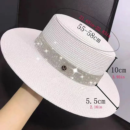 Canotier femme - Beige clair - M (56 - 58cm) | La boutique du chapeau