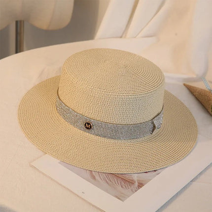 Canotier femme - Beige 1 - M (56 - 58cm) | La boutique du chapeau