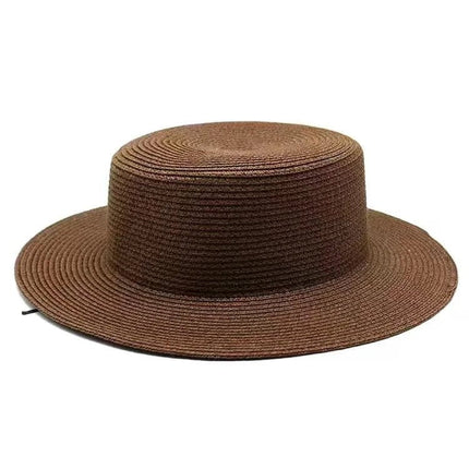 Canotier femme - Café - M (56 - 58cm) | La boutique du chapeau