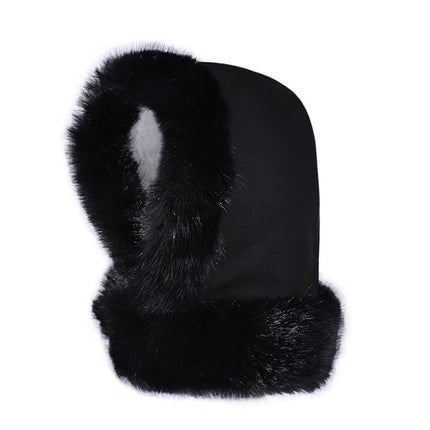 Capuche chapeau foulard - Noir - Ajustable (du 54 au 59) | La boutique du chapeau