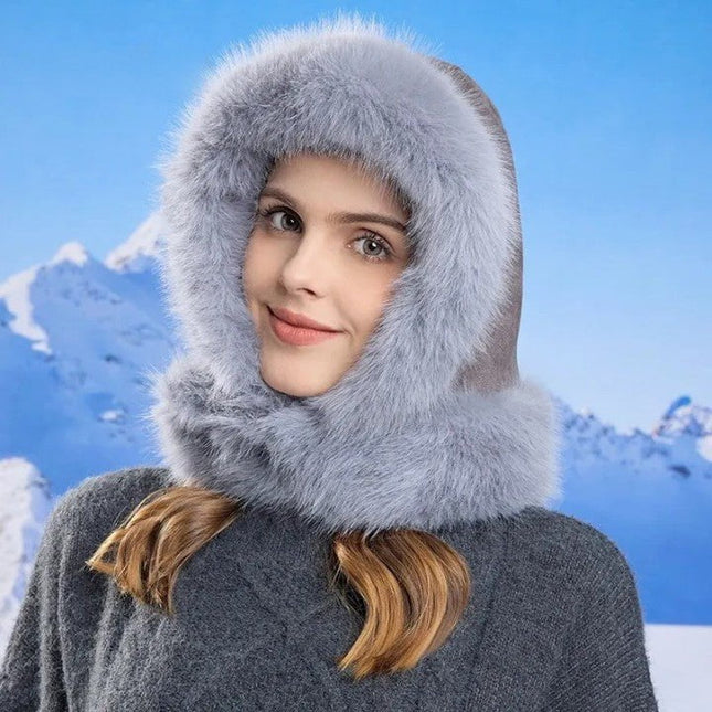 Capuche chapeau foulard - Gris - Ajustable (du 54 au 59) | La boutique du chapeau