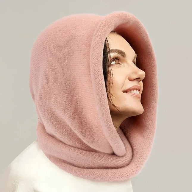 Capuche douce et chaude - Rose - Ajustable (du 54 au 59) | La boutique du chapeau