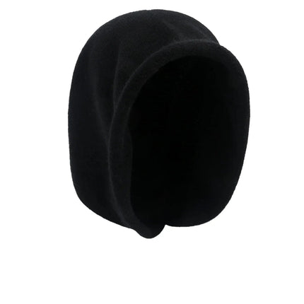 Capuche douce et chaude - Noir - Ajustable (du 54 au 59) | La boutique du chapeau