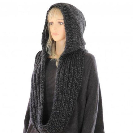 Capuche en Laine - Noir - Adulte | La boutique du chapeau