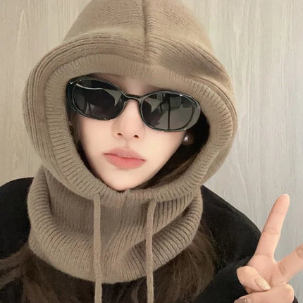 Capuche en laine femme - Noir - Ajustable (du 54 au 59) | La boutique du chapeau