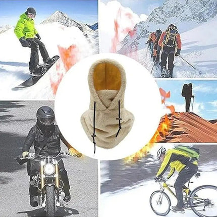 Capuche épaisse et chaude - kaki - Ajustable (du 54 au 59) | La boutique du chapeau