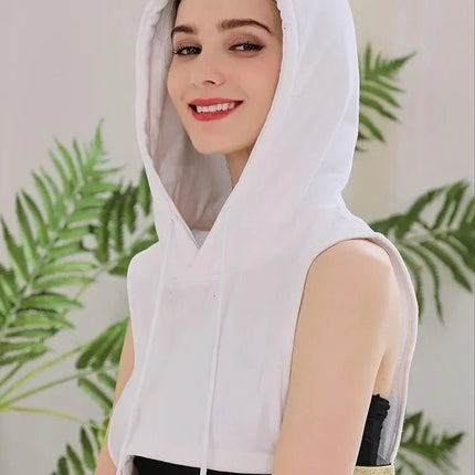 Capuche femme - Blanc - Ajustable (du 54 au 59) | La boutique du chapeau