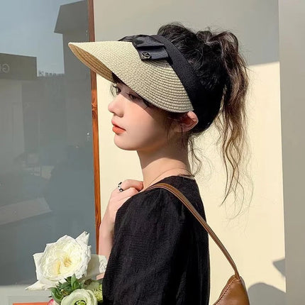 Casquette à visière à grand bord - Blanc - Adulte | La boutique du chapeau