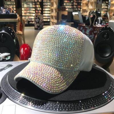 Casquette avec Strass et Paillettes - Blanc - Adulte | La boutique du chapeau