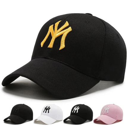 Casquette brodée MY - Noir/blanc - Ajustable (du 54 au 59) | La boutique du chapeau