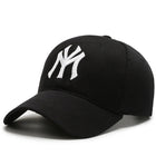 Casquette brodée MY - Noir/blanc - Ajustable (du 54 au 59) | La boutique du chapeau