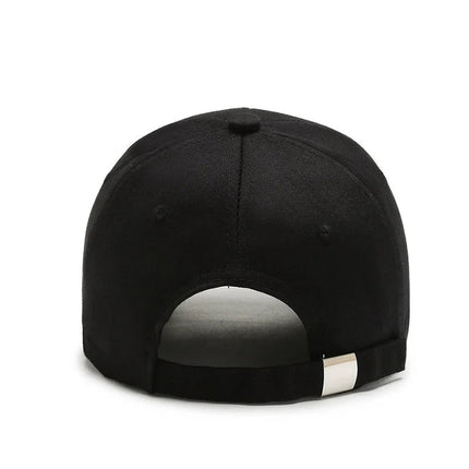 Casquette brodée MY - Noir/blanc - Ajustable (du 54 au 59) | La boutique du chapeau