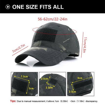 Casquette Camouflage - 08 - Ajustable (du 54 au 59) | La boutique du chapeau
