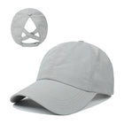 Casquette croisée en maille - Gris - Ajustable (du 54 au 59) | La boutique du chapeau