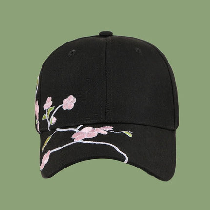 Casquette de baseball brodée en coton - Blanc - Ajustable (du 54 au 59) | La boutique du chapeau