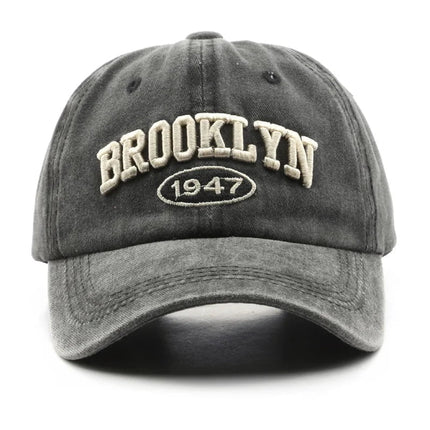 Casquette de baseball Brooklyn - Café - Ajustable (du 54 au 59) | La boutique du chapeau