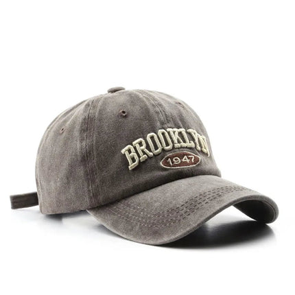 Casquette de baseball Brooklyn - Café - Ajustable (du 54 au 59) | La boutique du chapeau