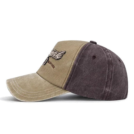 Casquette de baseball délavée - Noir - Ajustable (du 54 au 59) | La boutique du chapeau
