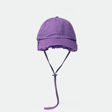 Casquette de baseball en coton - Violet - M (56 - 58cm) | La boutique du chapeau