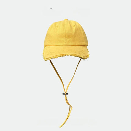 Casquette de baseball en coton - Jaune - M (56 - 58cm) | La boutique du chapeau