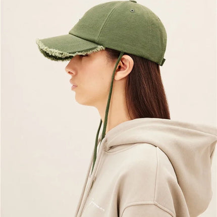 Casquette de baseball en coton - Noir - M (56 - 58cm) | La boutique du chapeau